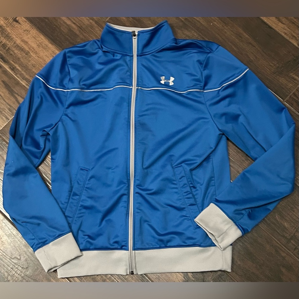 Under Armour Track Suit Full Zip Jacket Sz L
